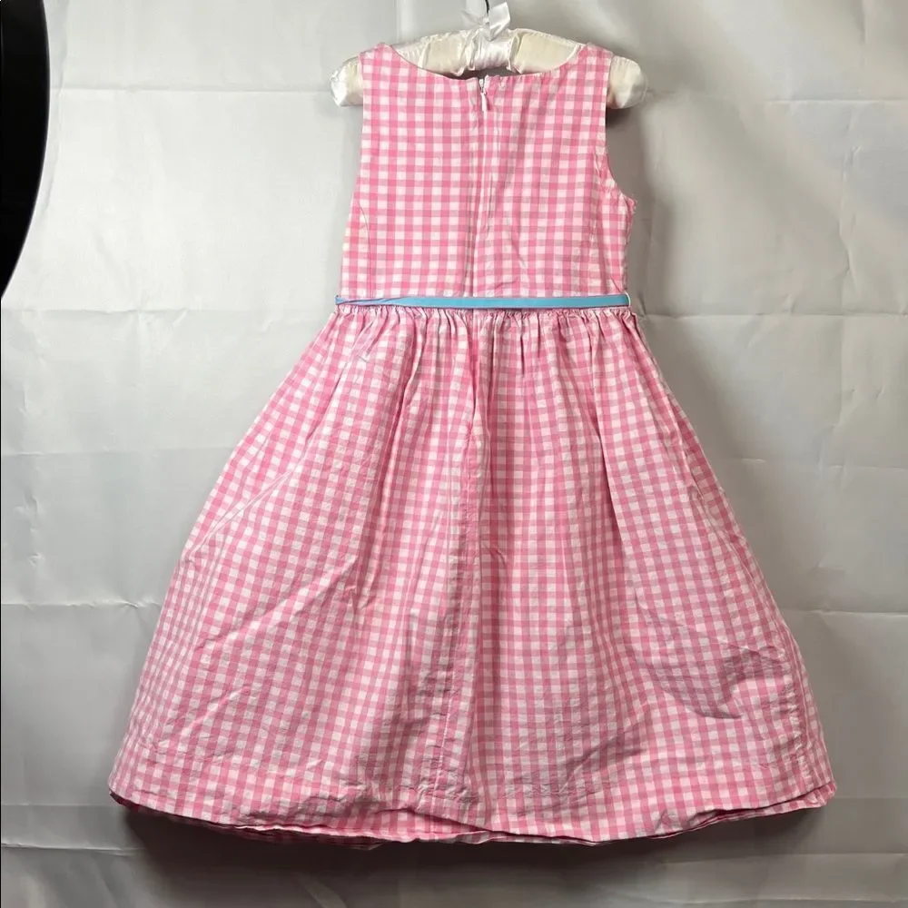 Ralph Lauren Pink and white gingham sleeveless dress size 4/4T